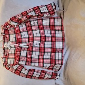 Girls, size 6, Oshkosh, 2-Piece Plaid Top & Legging Set